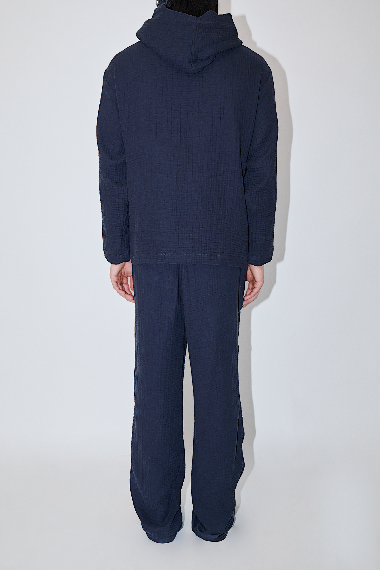AngelWeave Dark Navy Gauze Hoodie