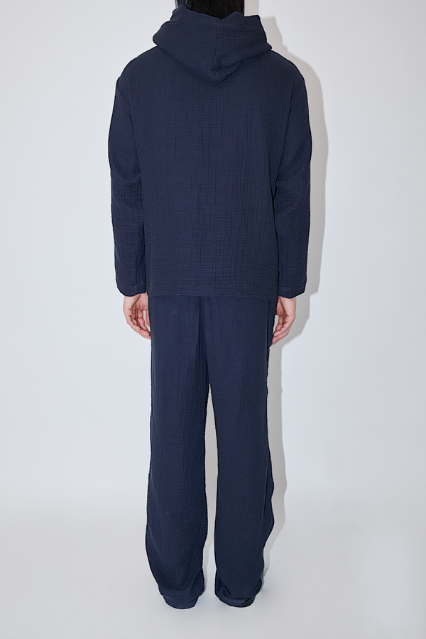AngelWeave Dark Navy Gauze Hoodie