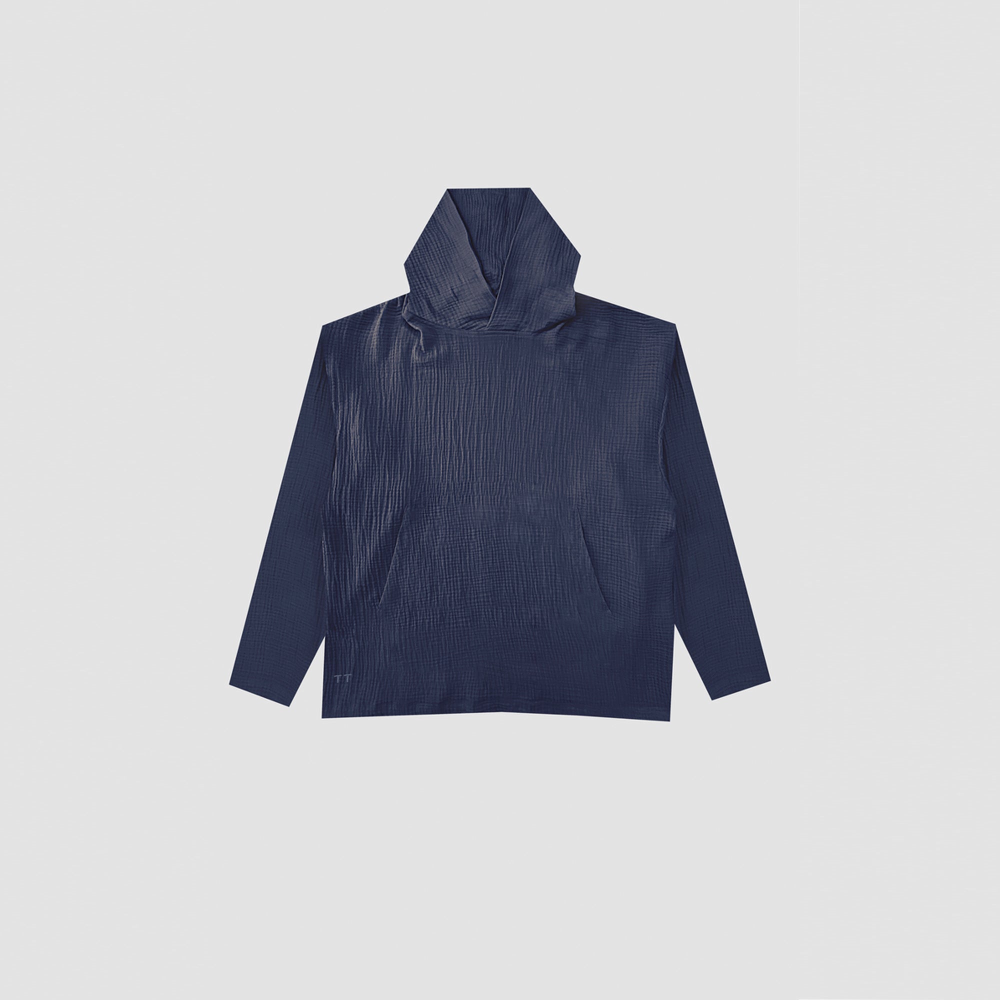 AngelWeave Dark Navy Gauze Hoodie
