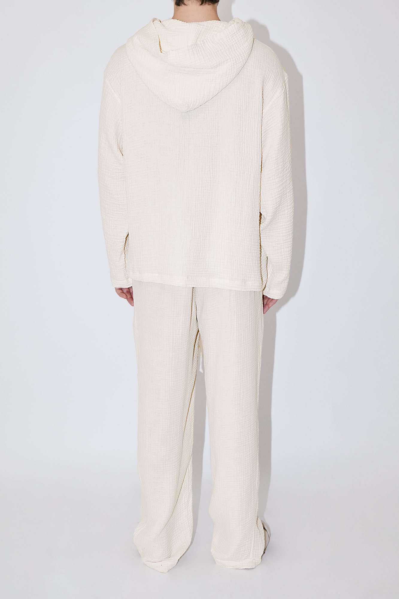 AngelWeave Ivory Gauze Hoodie