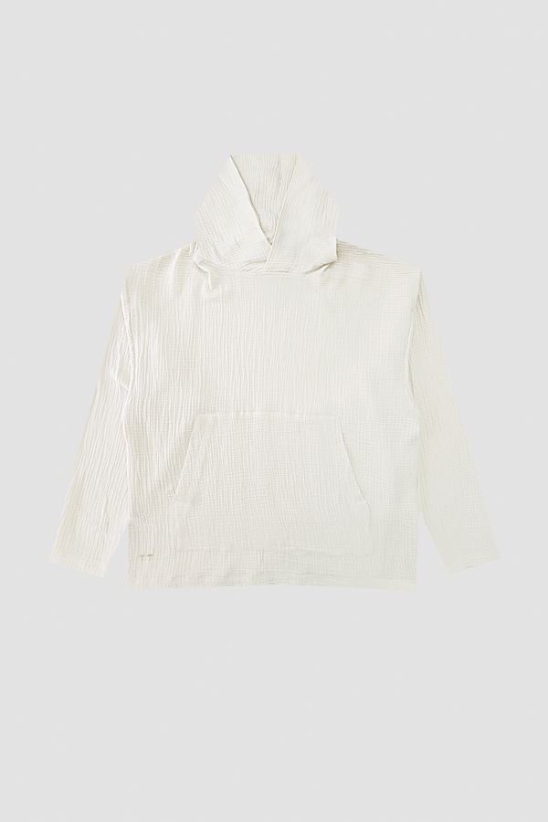 AngelWeave Ivory Gauze Hoodie