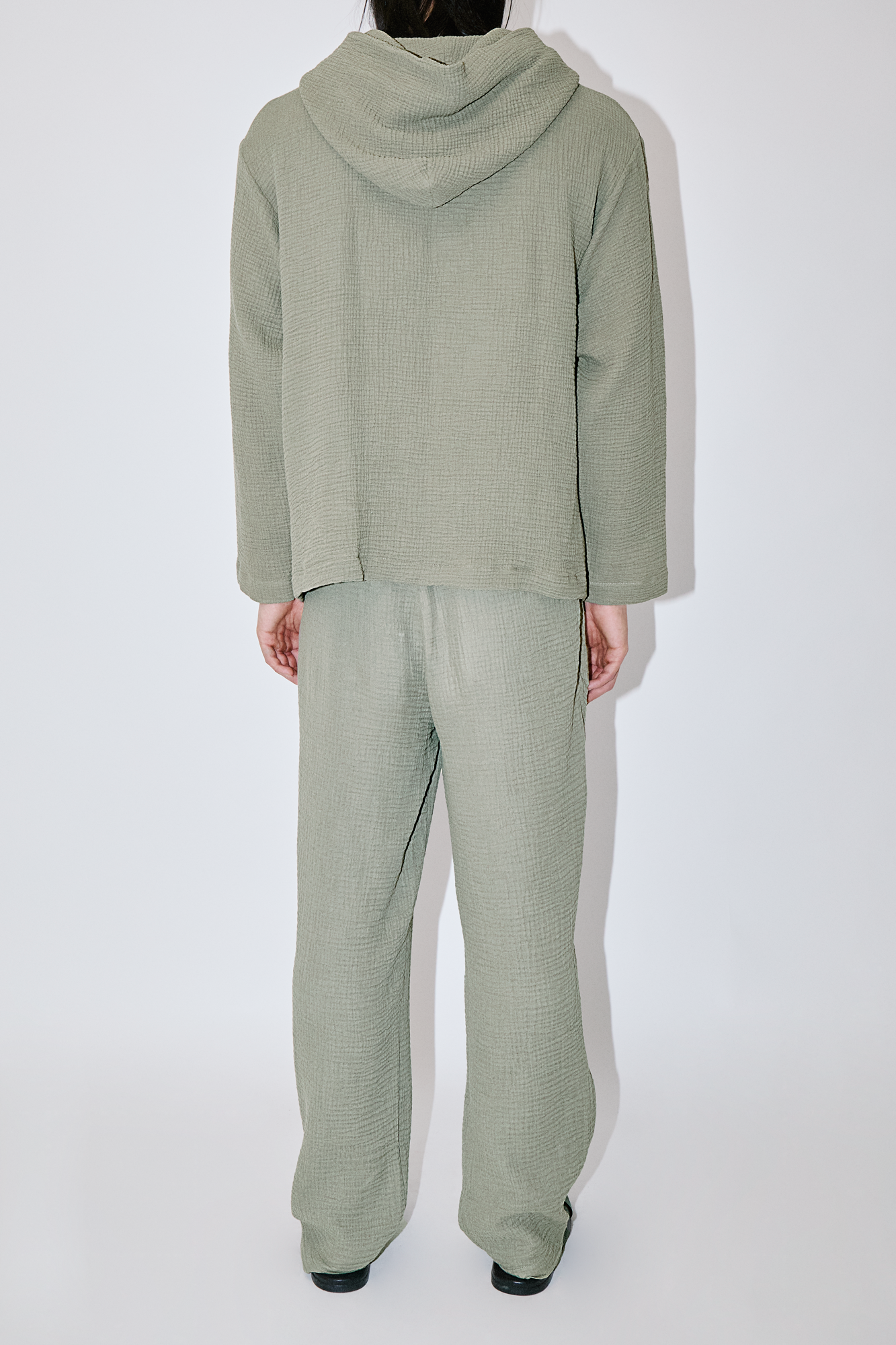 AngelWeave Khaki Gauze Hoodie