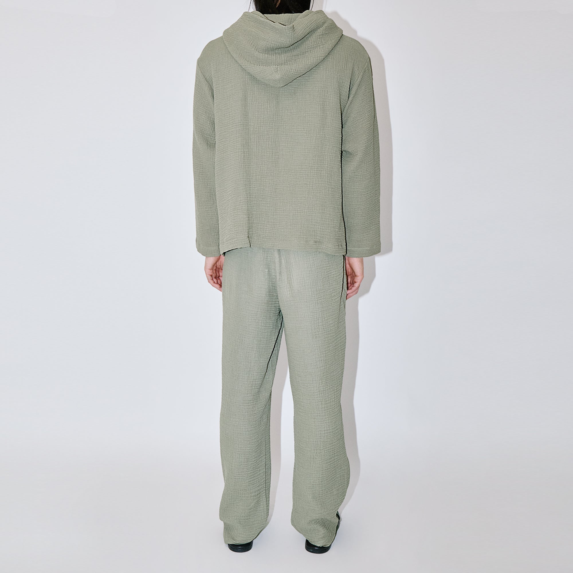 AngelWeave Khaki Gauze Hoodie