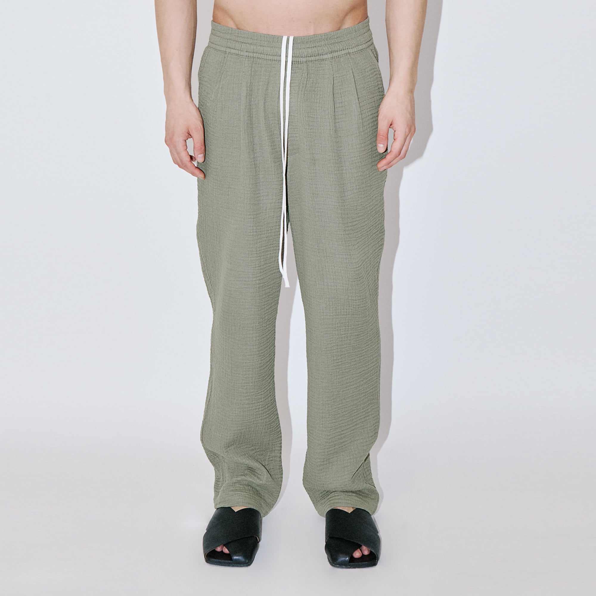 AngelWeave Khaki Gauze Lounge Pants