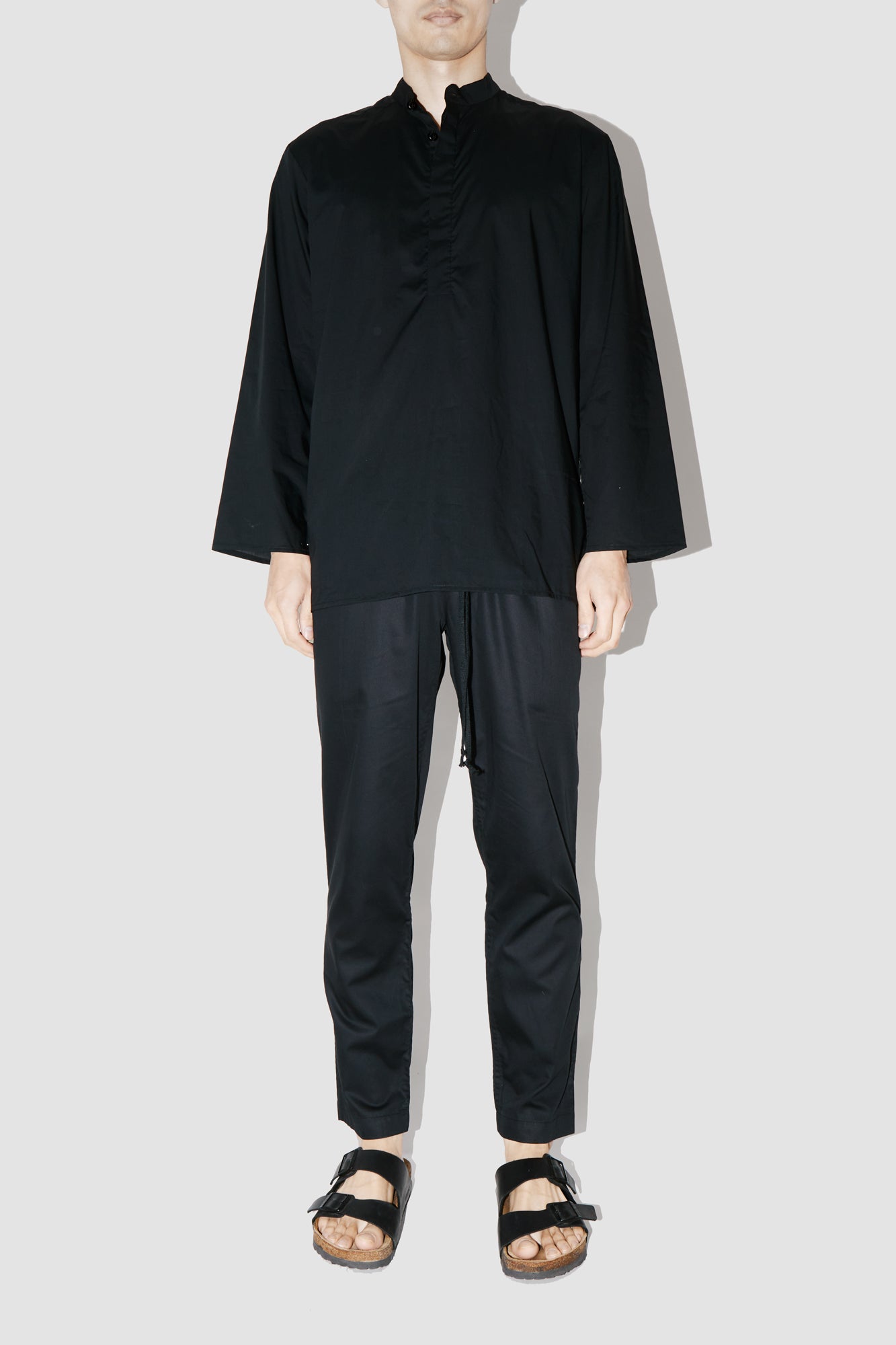 SmoothWeave Black Micro Twill Kurta