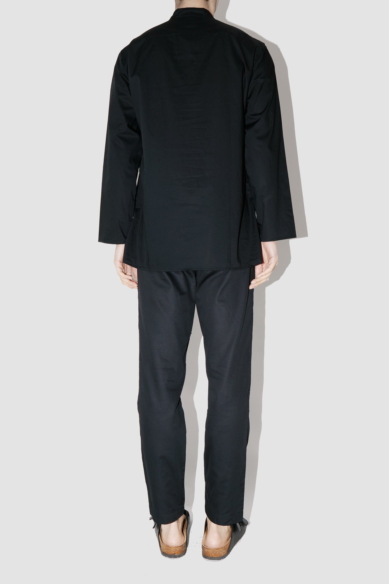 SmoothWeave Black Micro Twill Kurta