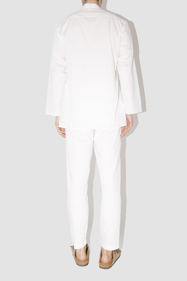 SmoothWeave White Micro Twill Kurta
