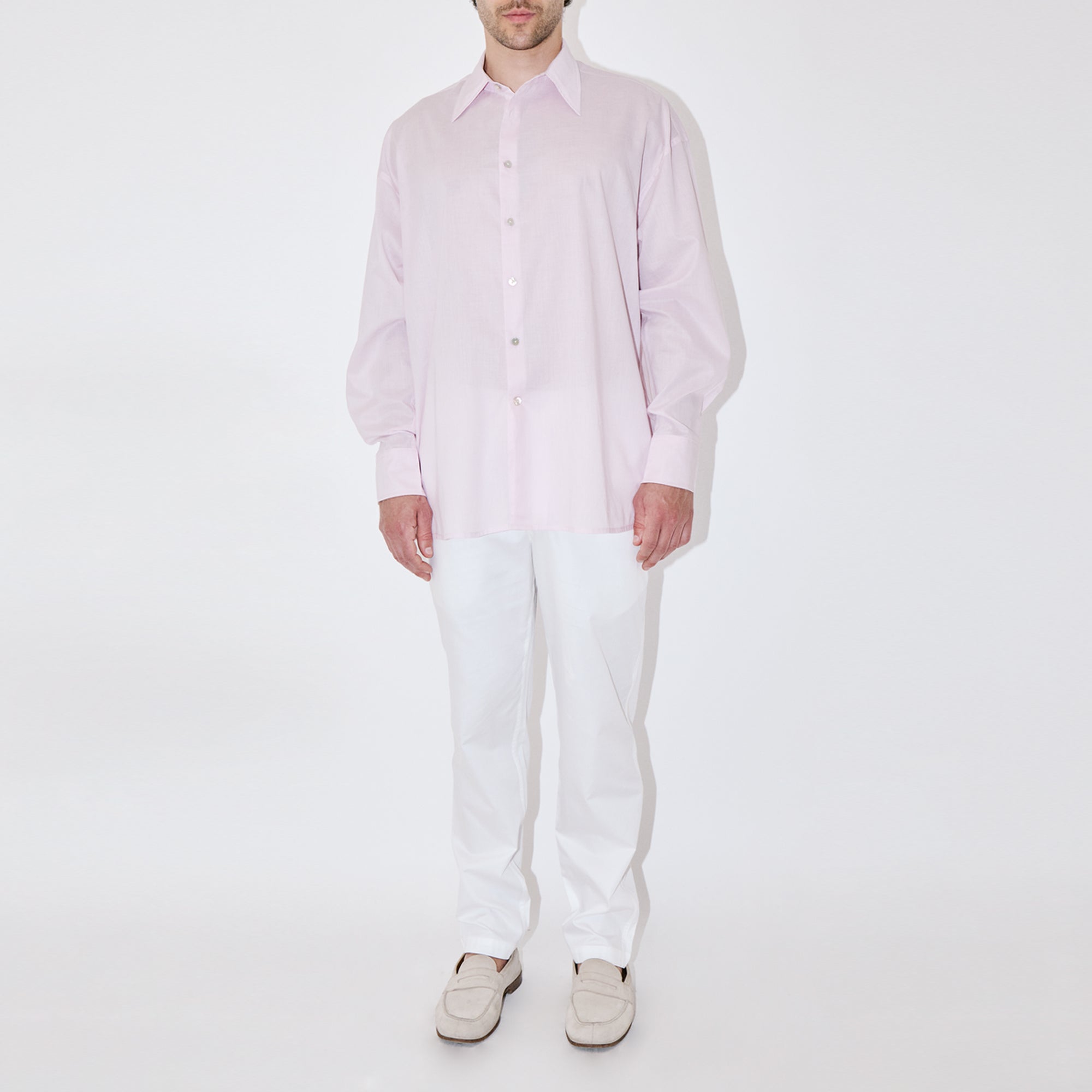 BreathAir Pink Oversized Shirt