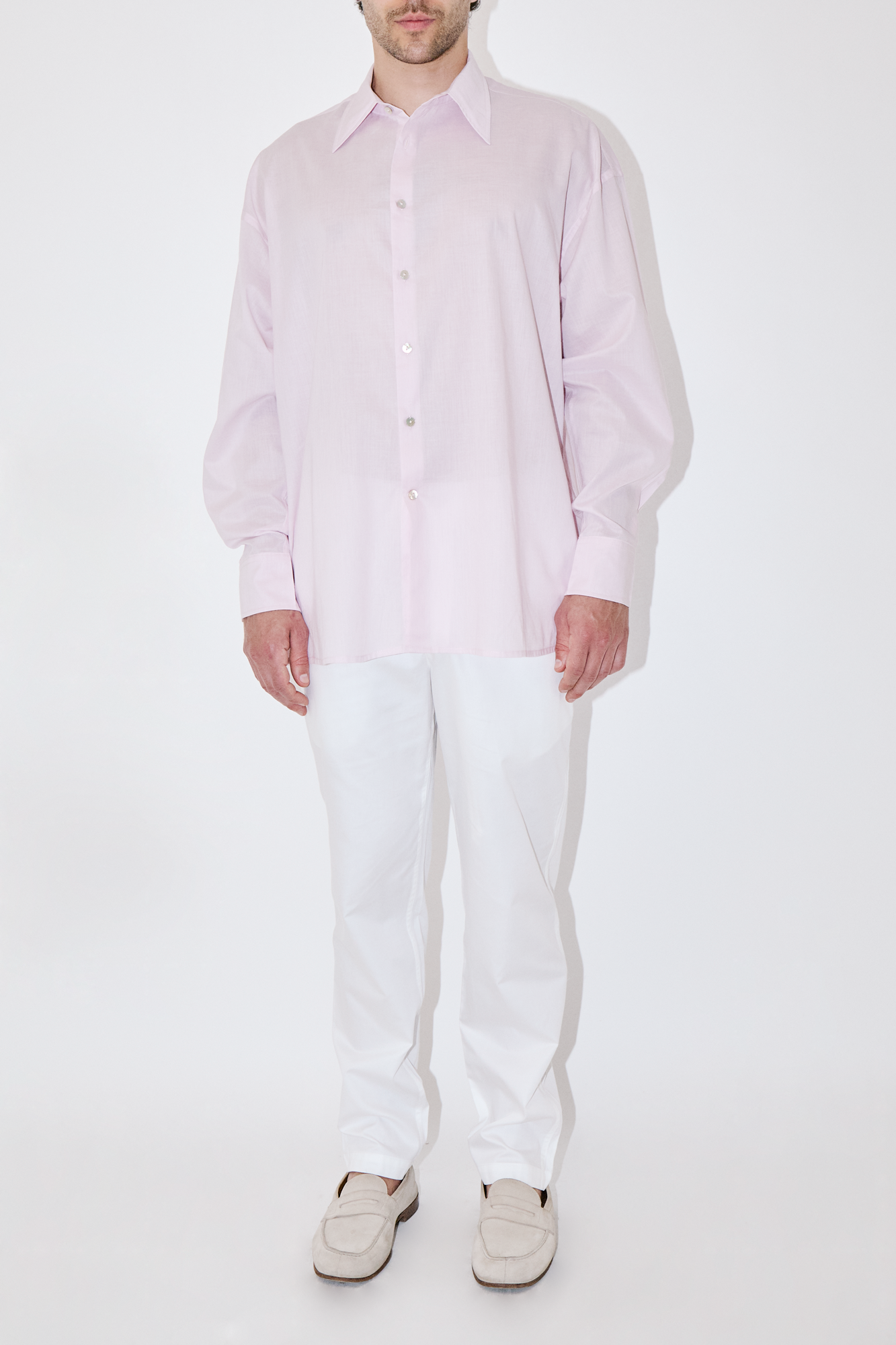 BreathAir Pink Oversized Shirt