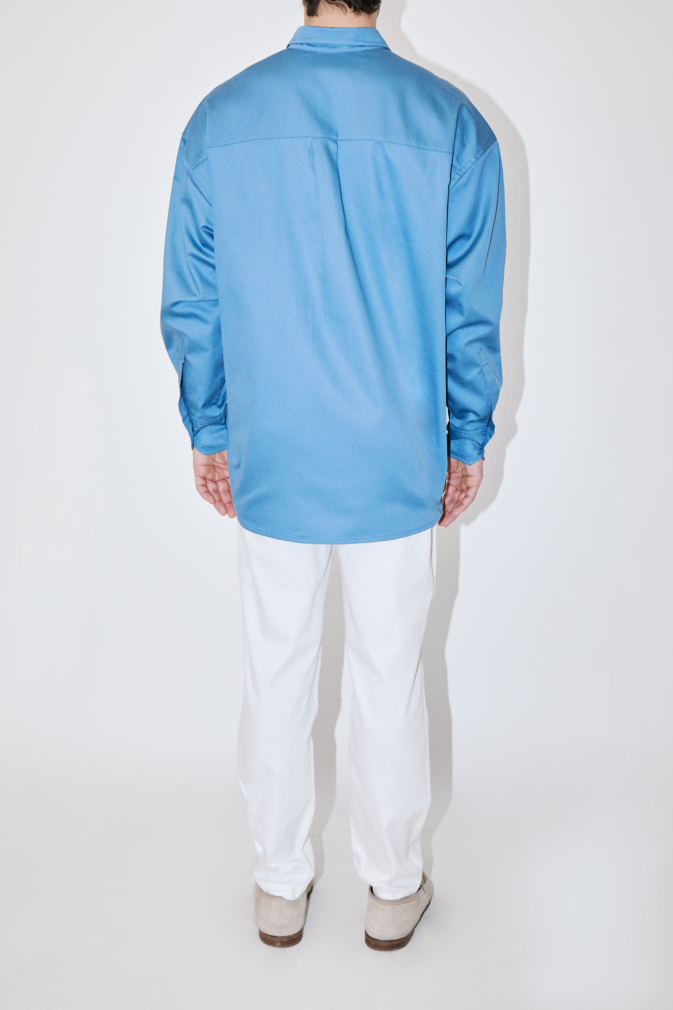 GizaFine Blue Petrol Oversized Shirt