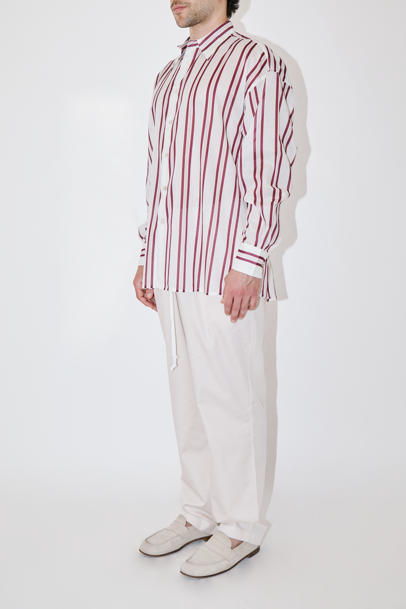 BreathAir Nomad Stripe Oversized Shirt