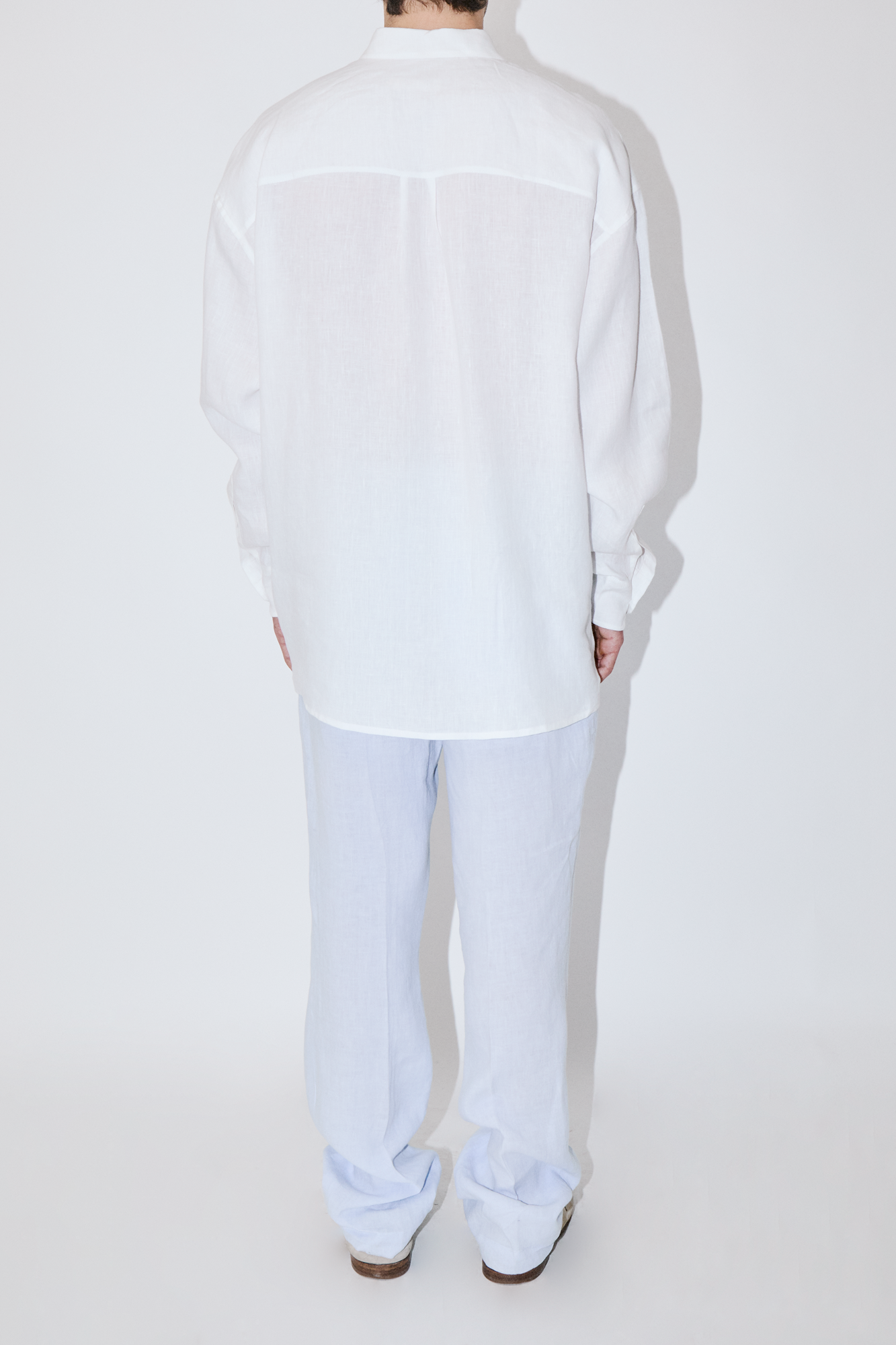 TerraLinen White Oversized Shirt