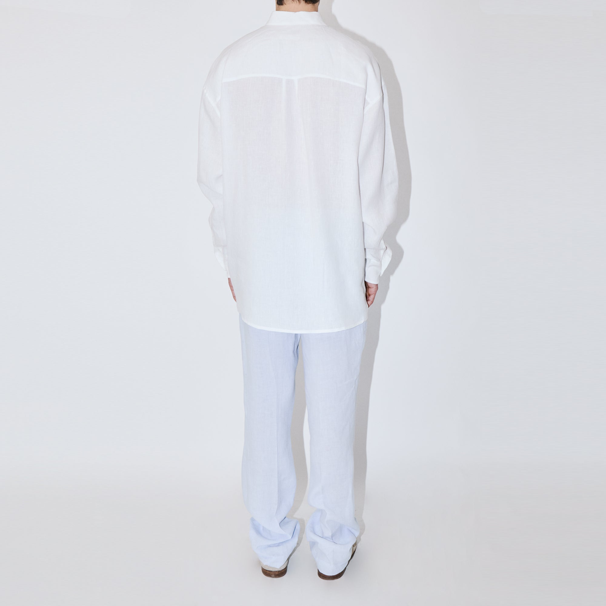 TerraLinen White Oversized Shirt