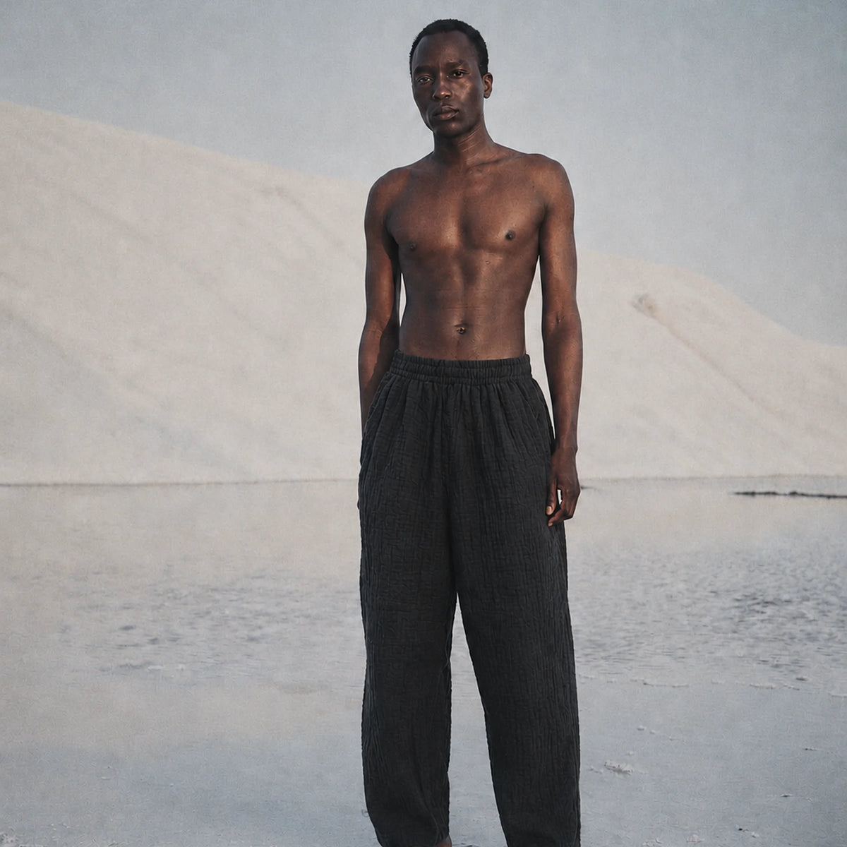 Pantalon lounge AngelWeave Midnight sur le désert de sel