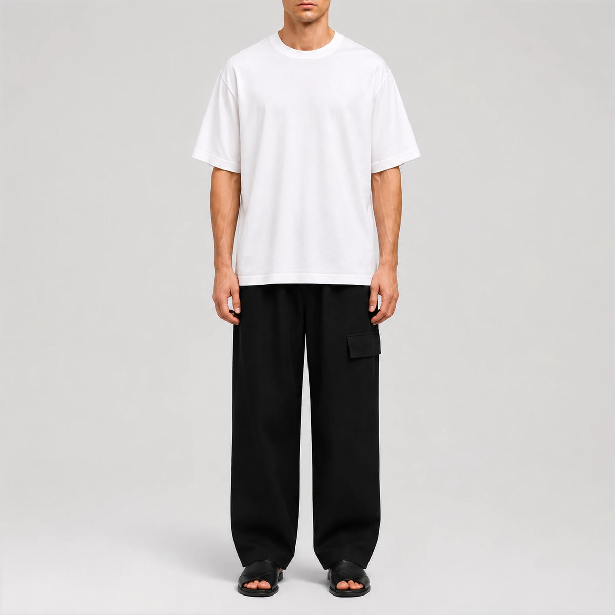 ShoreCotton White Oversized T-Shirt, front view
