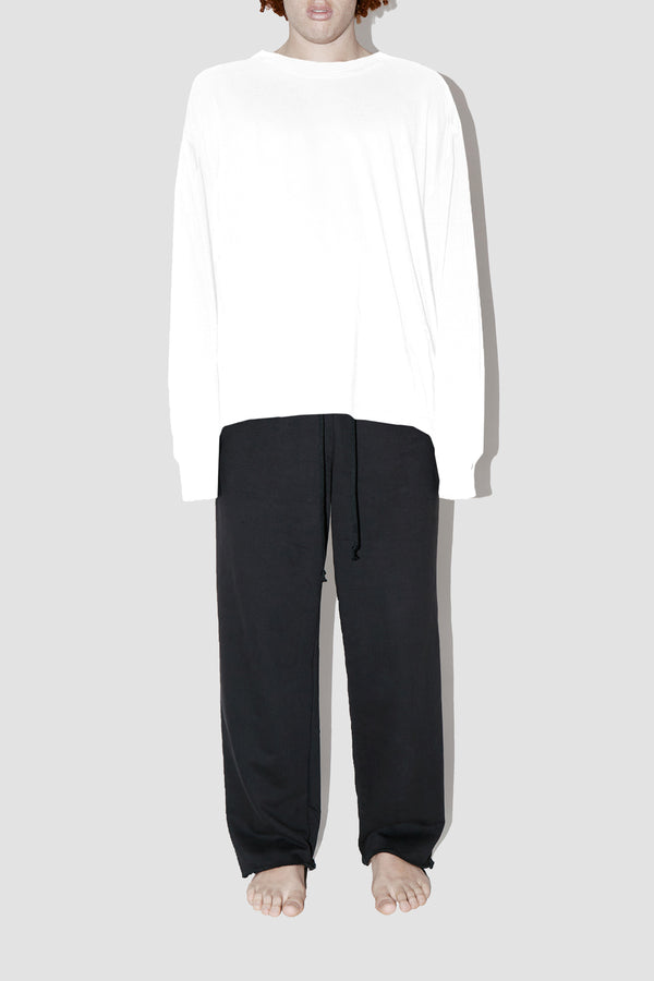 ElevaPima White Long Sleeve T-Shirt