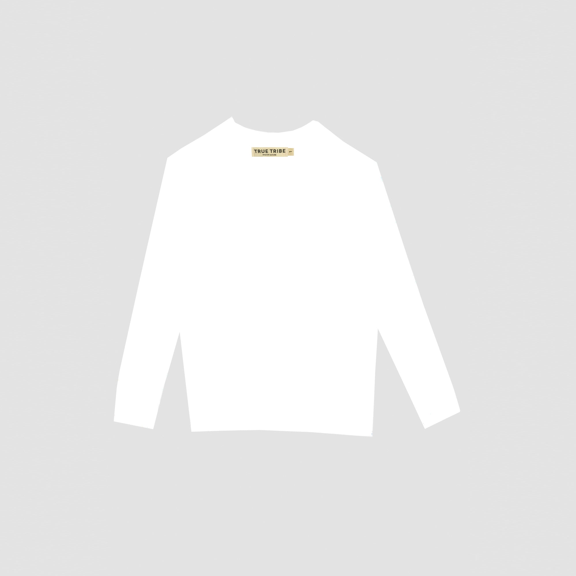 ElevaPima White Long Sleeve T-Shirt