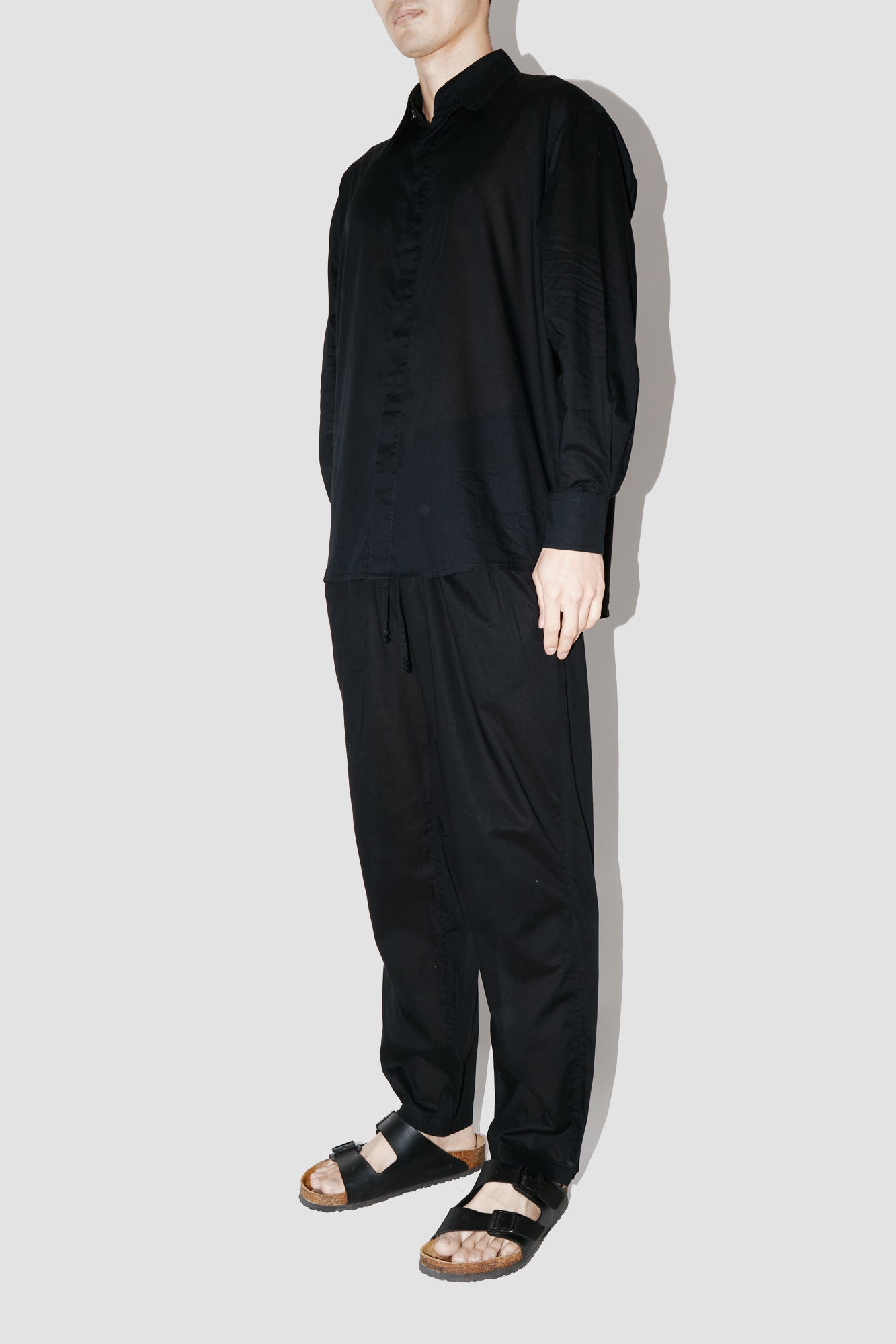 GizaFine Black Oversized Shirt