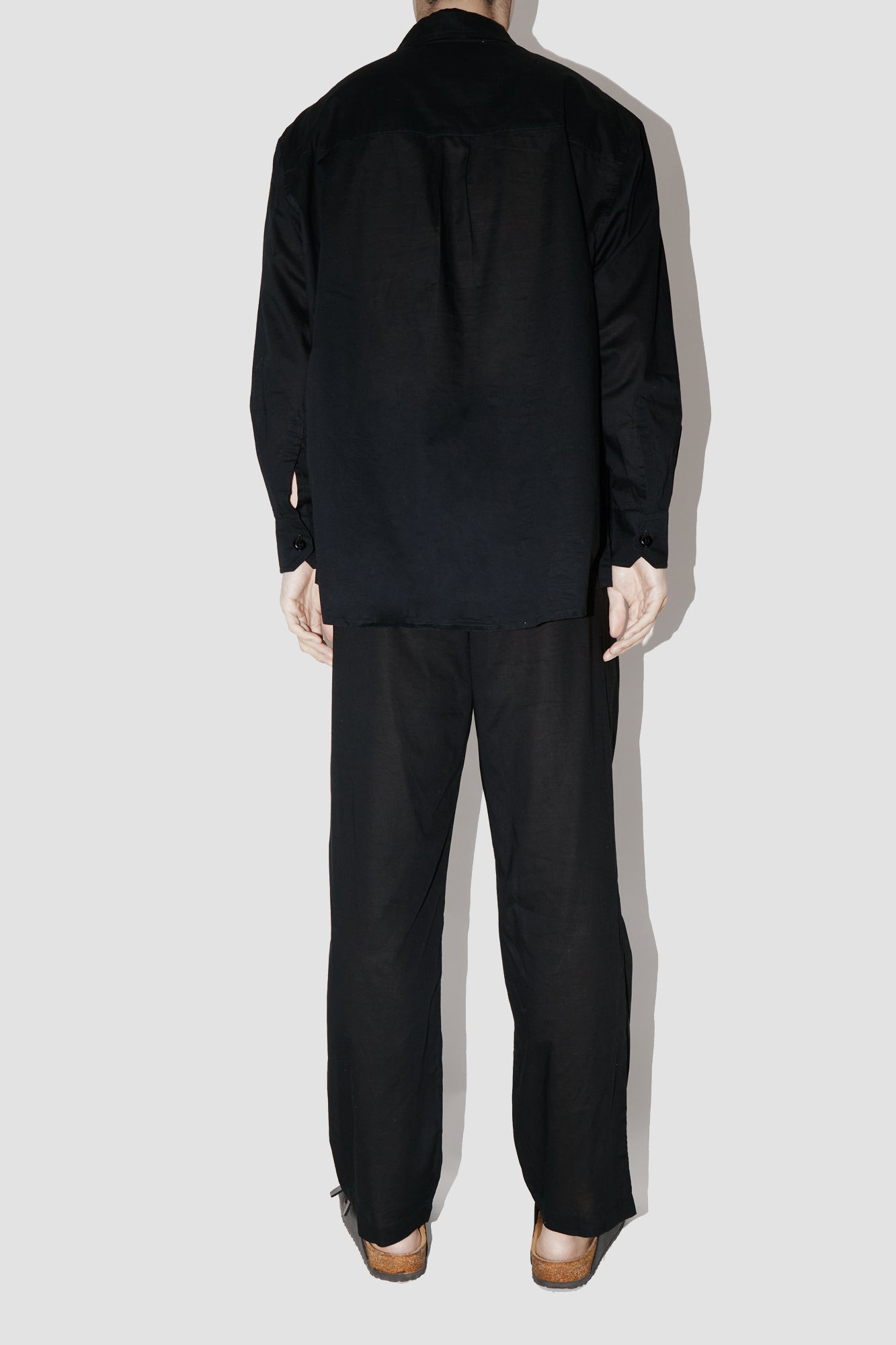 GizaFine Black Oversized Shirt