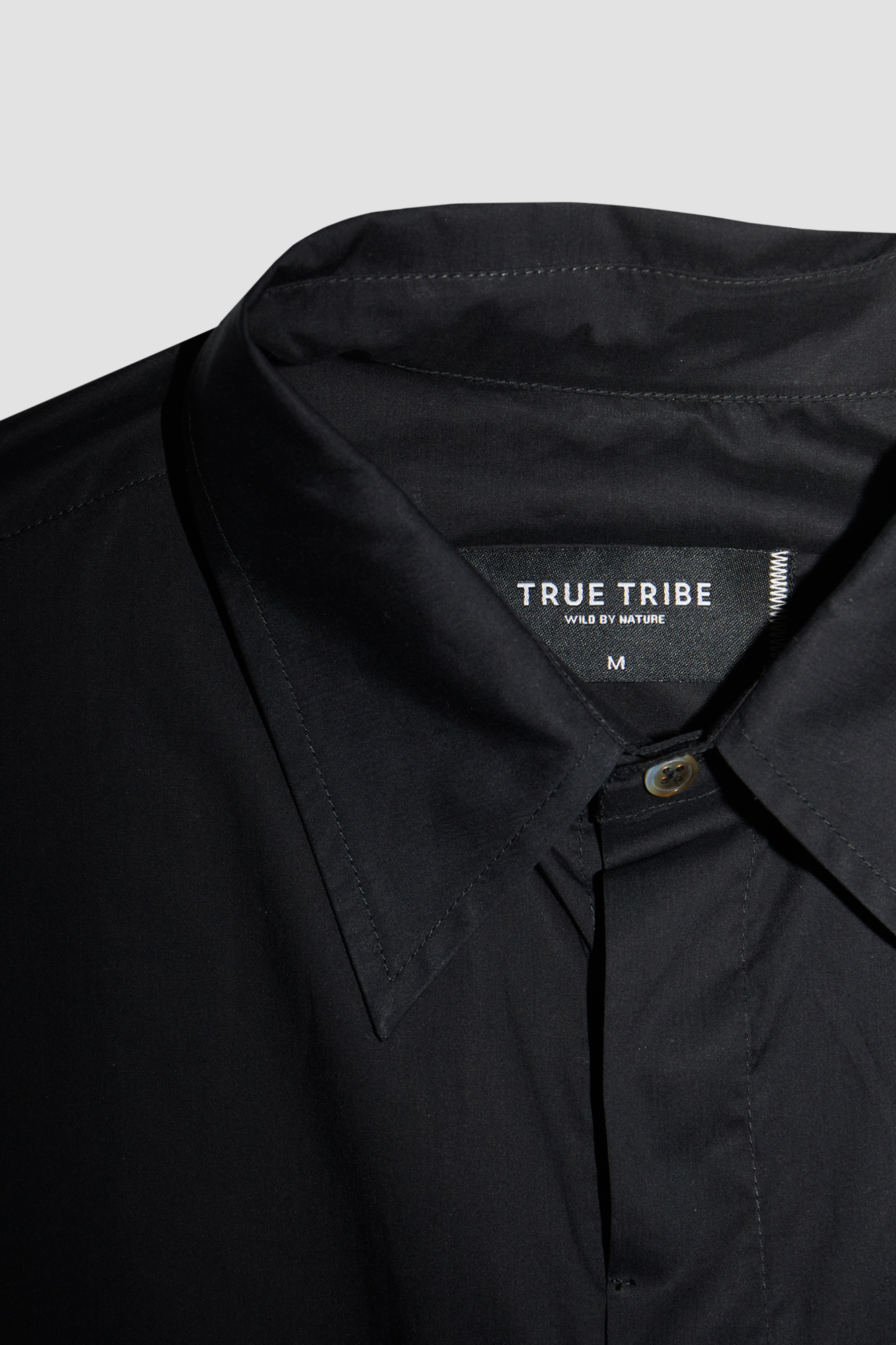 GizaFine Black Oversized Shirt