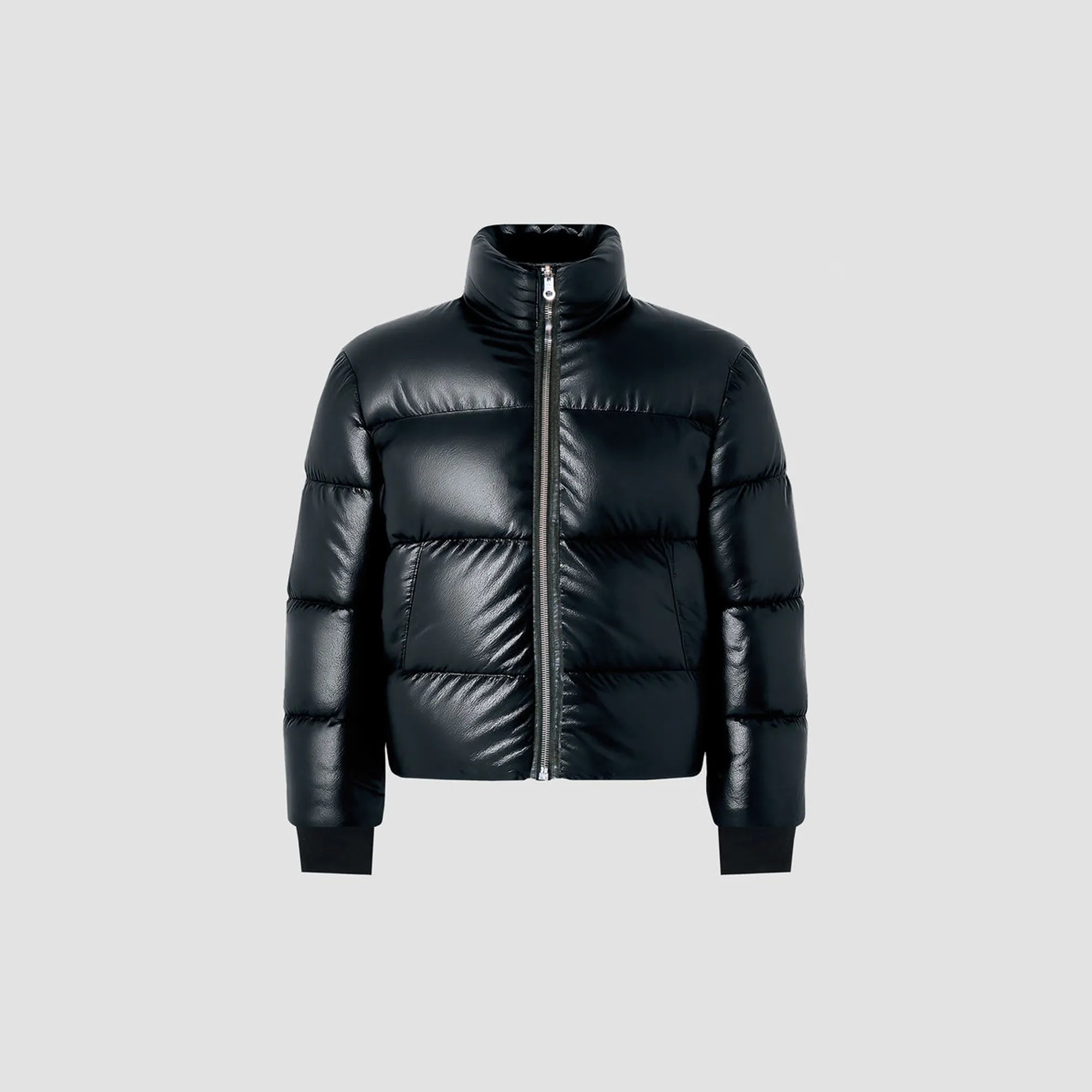 LuxLite Black Puffer Jacket