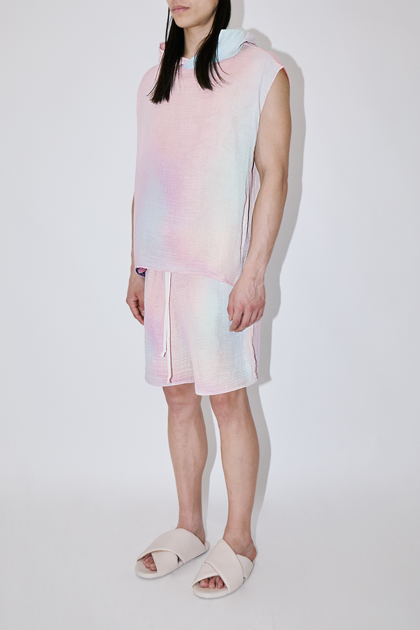 AngelWeave Indus Gauze Sleeveless Hoodie