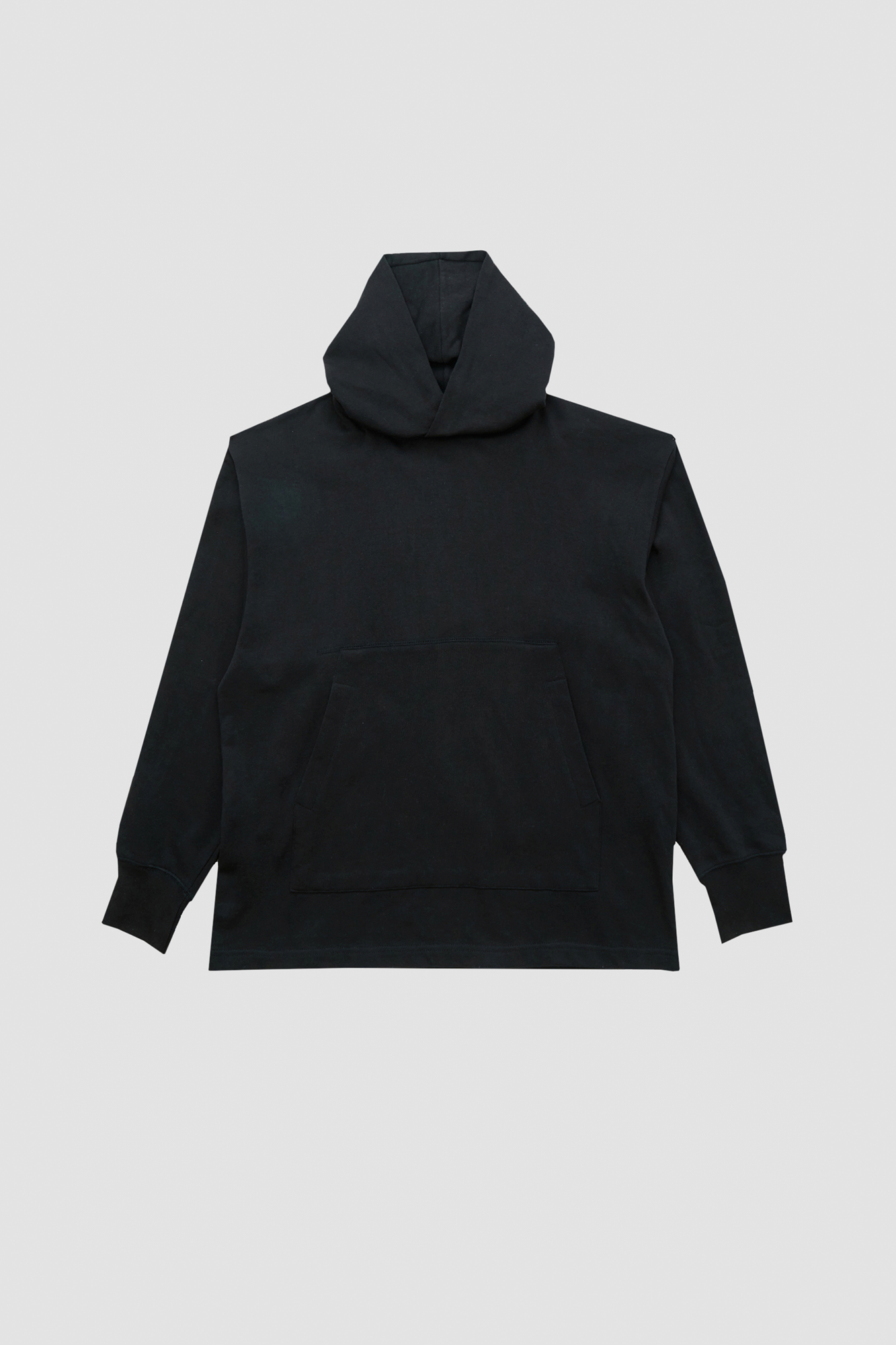 Heavyweight Endura Black Fleece Oversized Hoodie Joe True Tribe