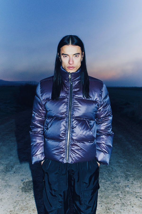 LuxLite Mauve Puffer Jacket