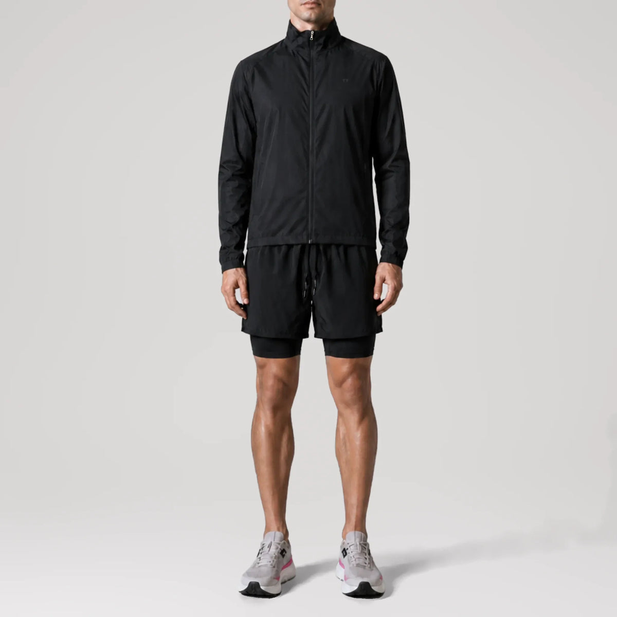 NoirLite LightWeight Track Jacket, front view
