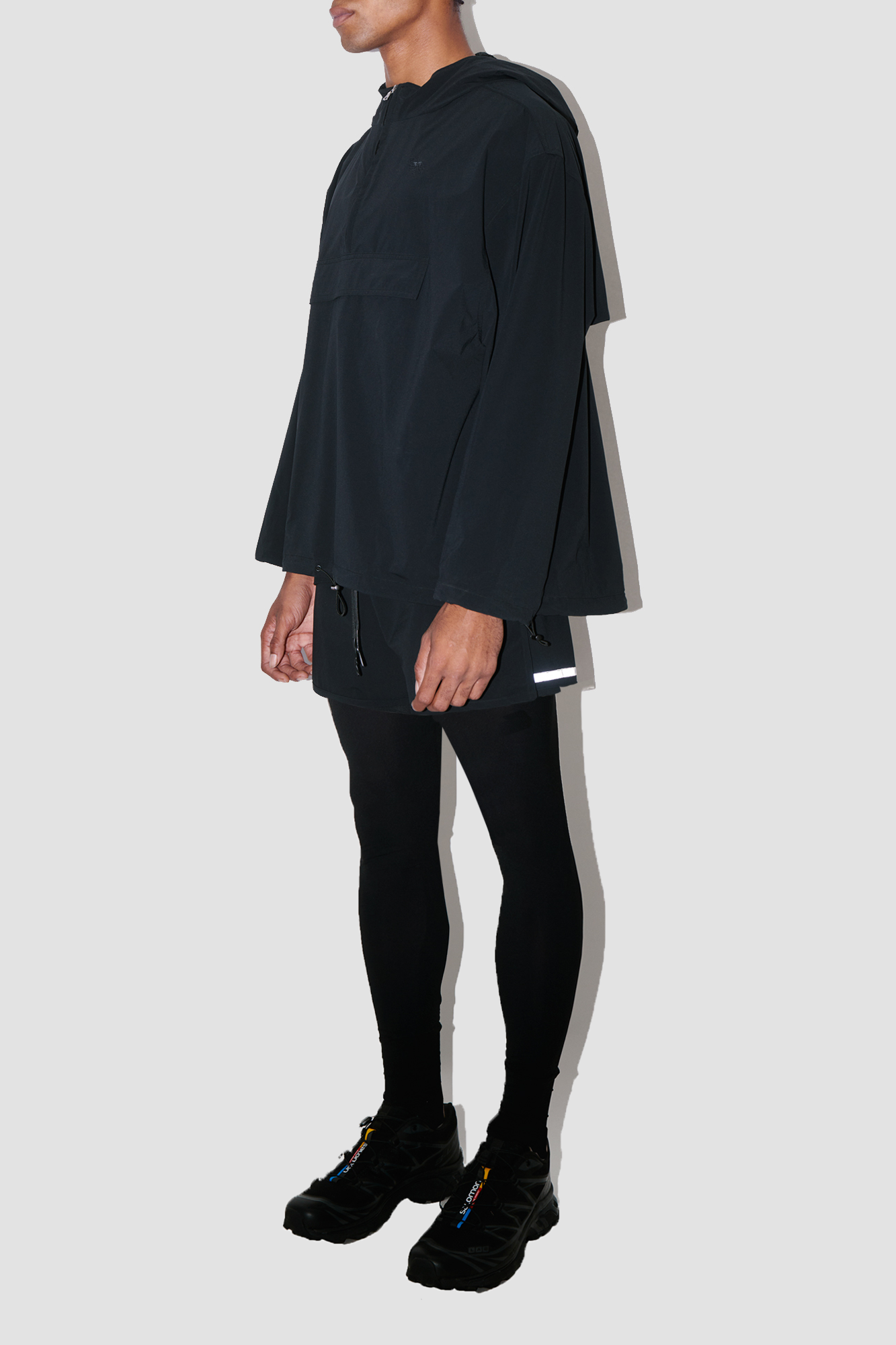 NoirSilk Short Poncho