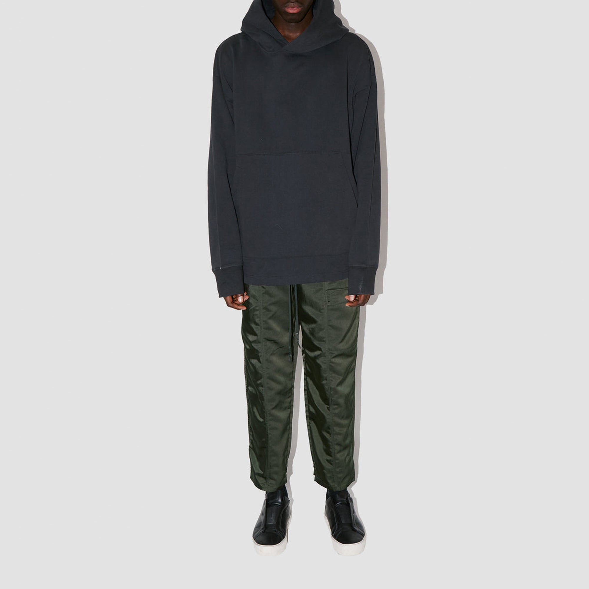 Heavyweight Endura Black Fleece oversized Hoodie