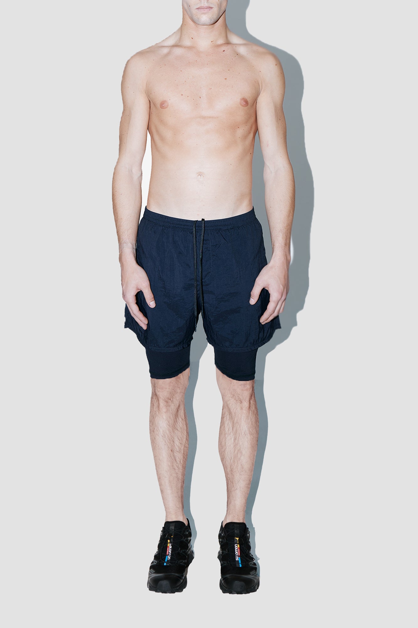 Navy Running Shorts