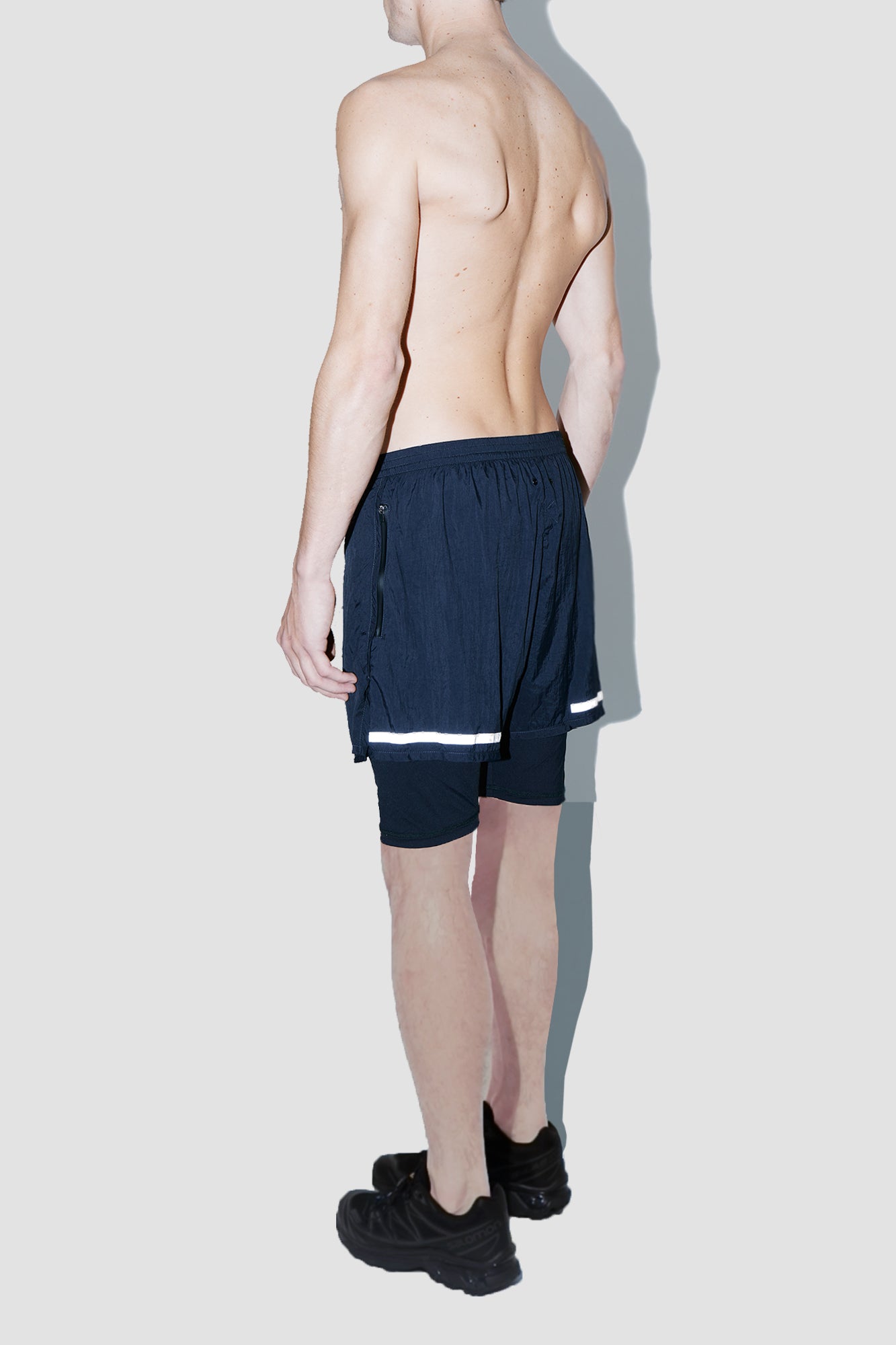Navy Running Shorts