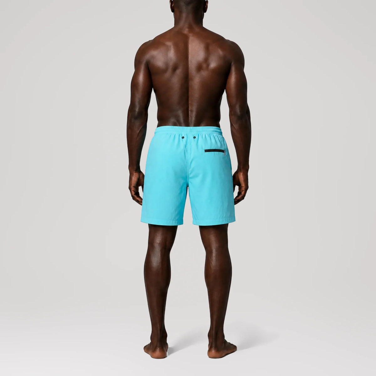 Maillot de bain Classic AquaSilk Blue, vue de dos