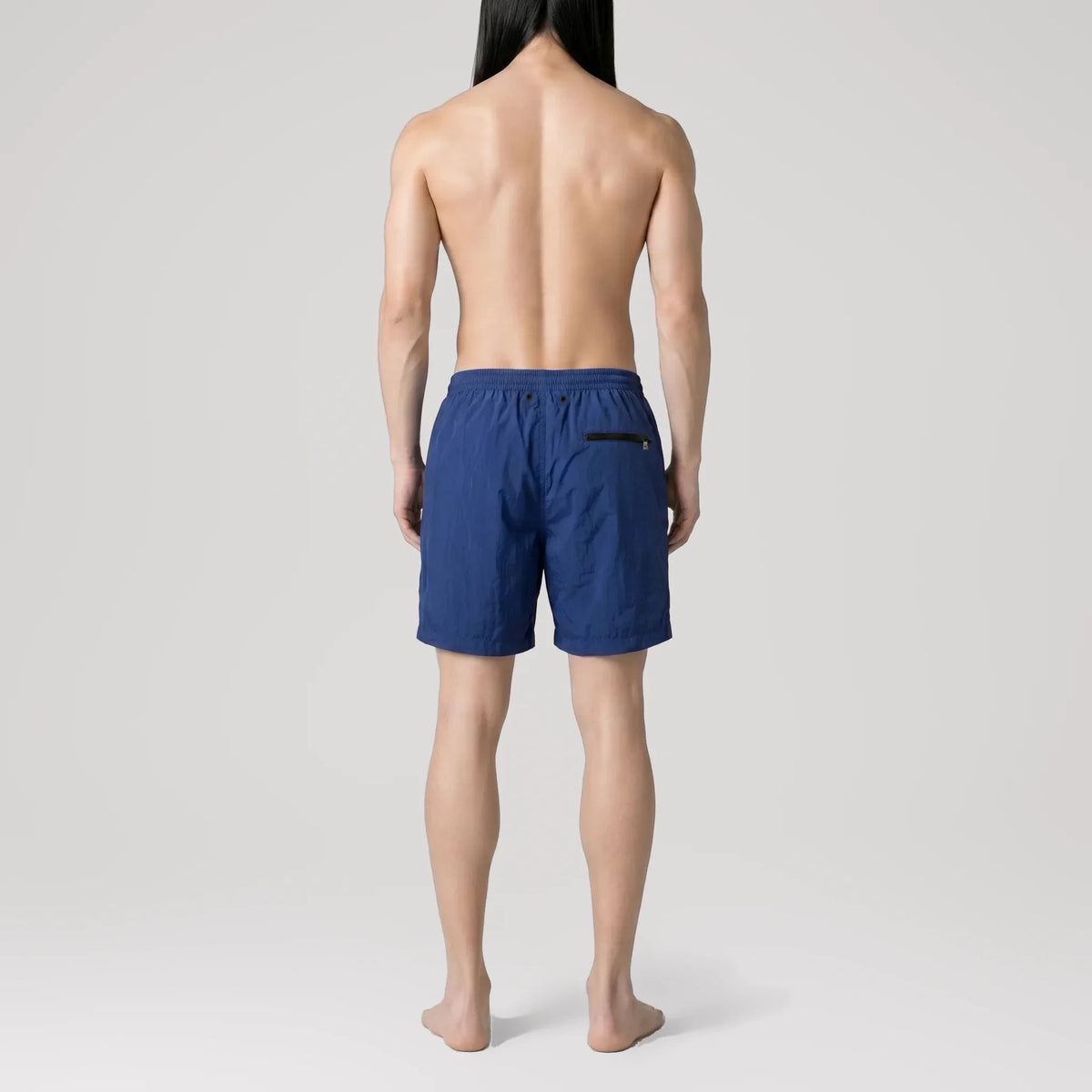 Maillot de bain Classic AquaSilk Navy, vue de dos