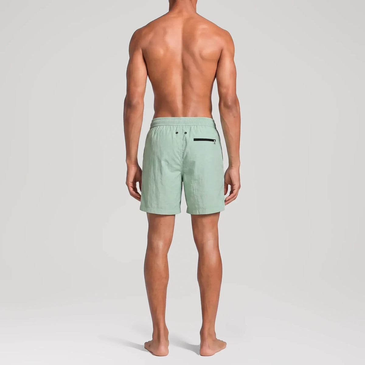 Maillot de bain Classic AquaSilk Mint Green, vue de dos