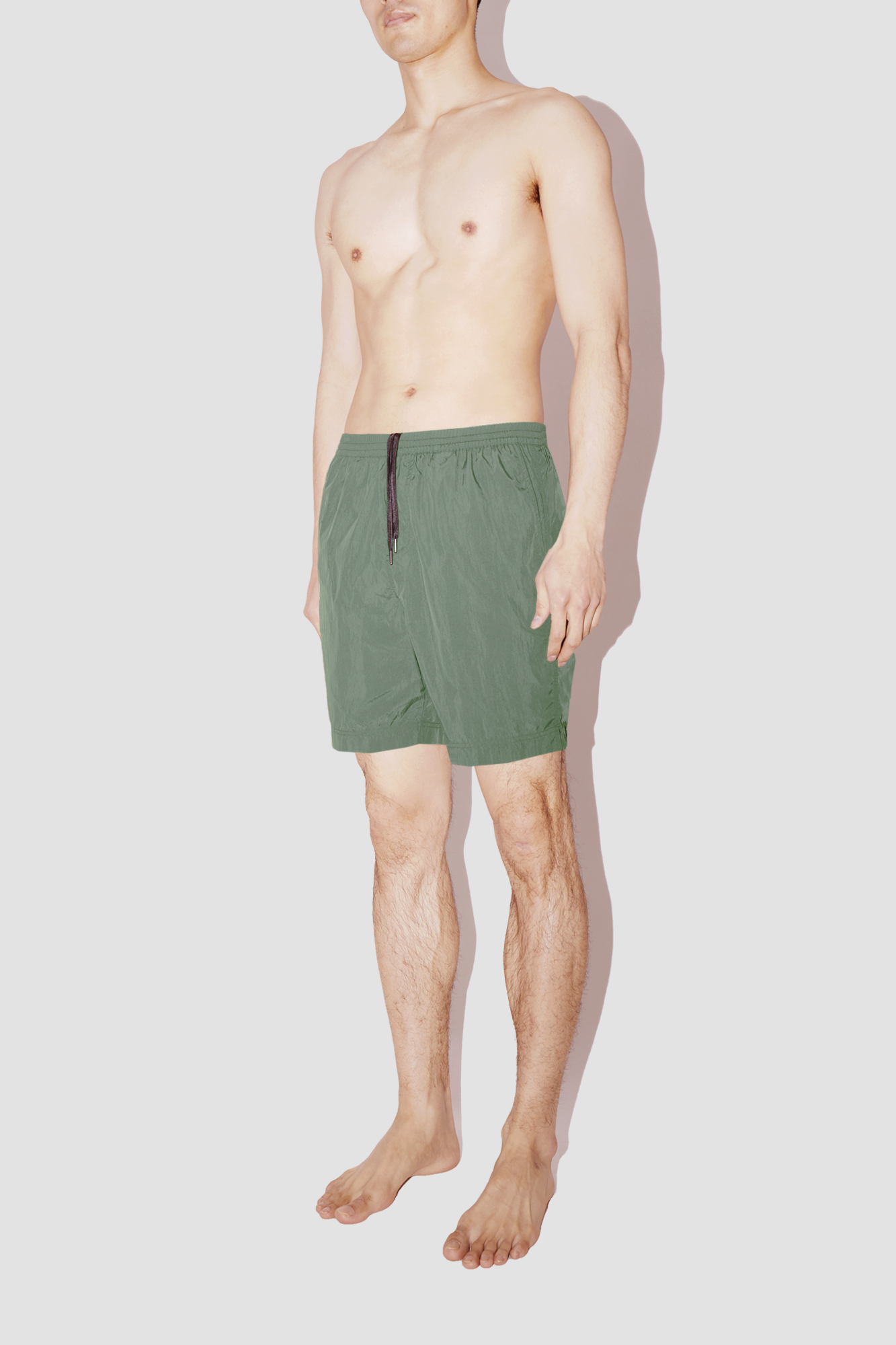 Khaki Classic Swim Shorts