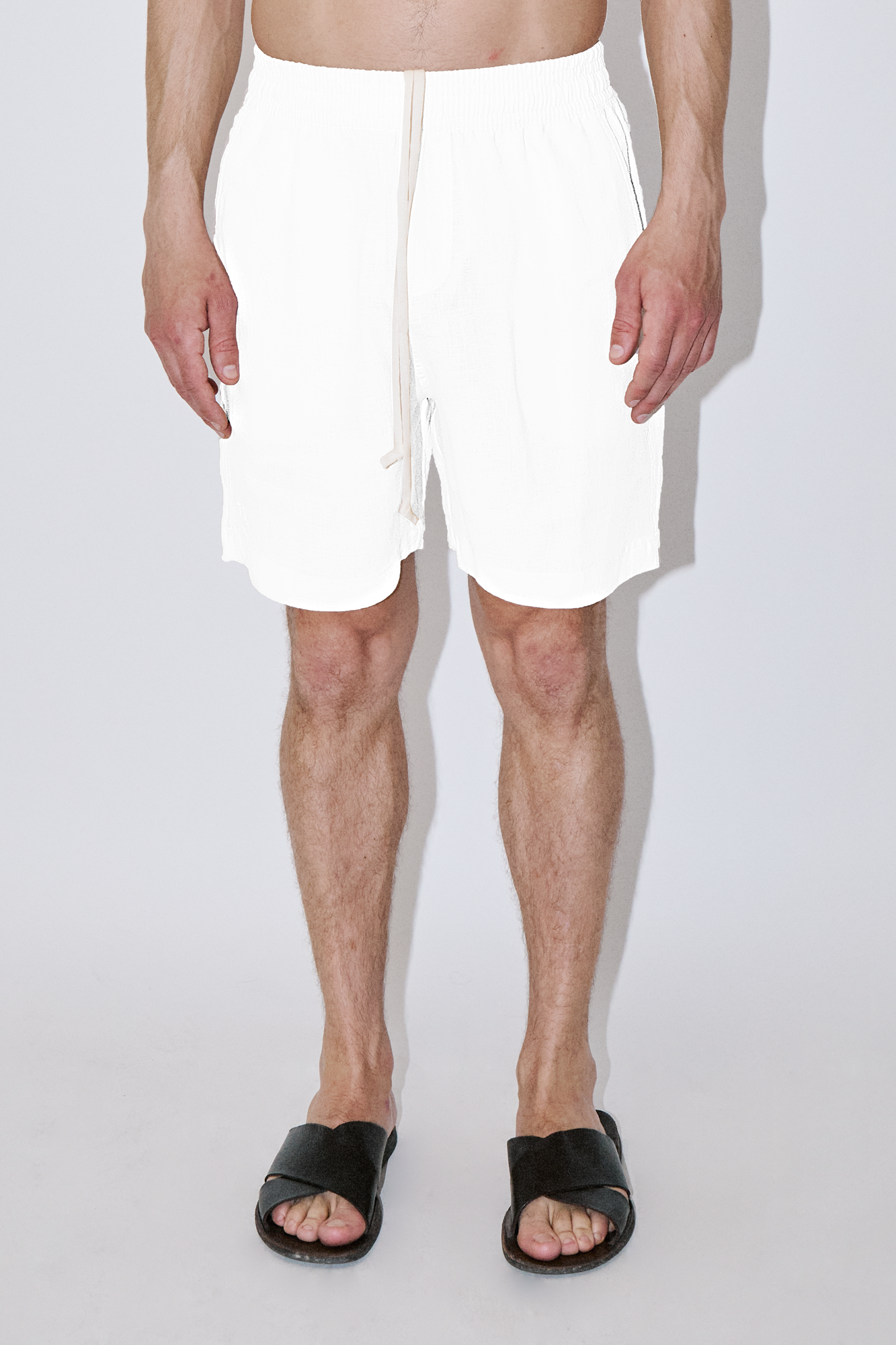 TerraLinen White Classic Shorts