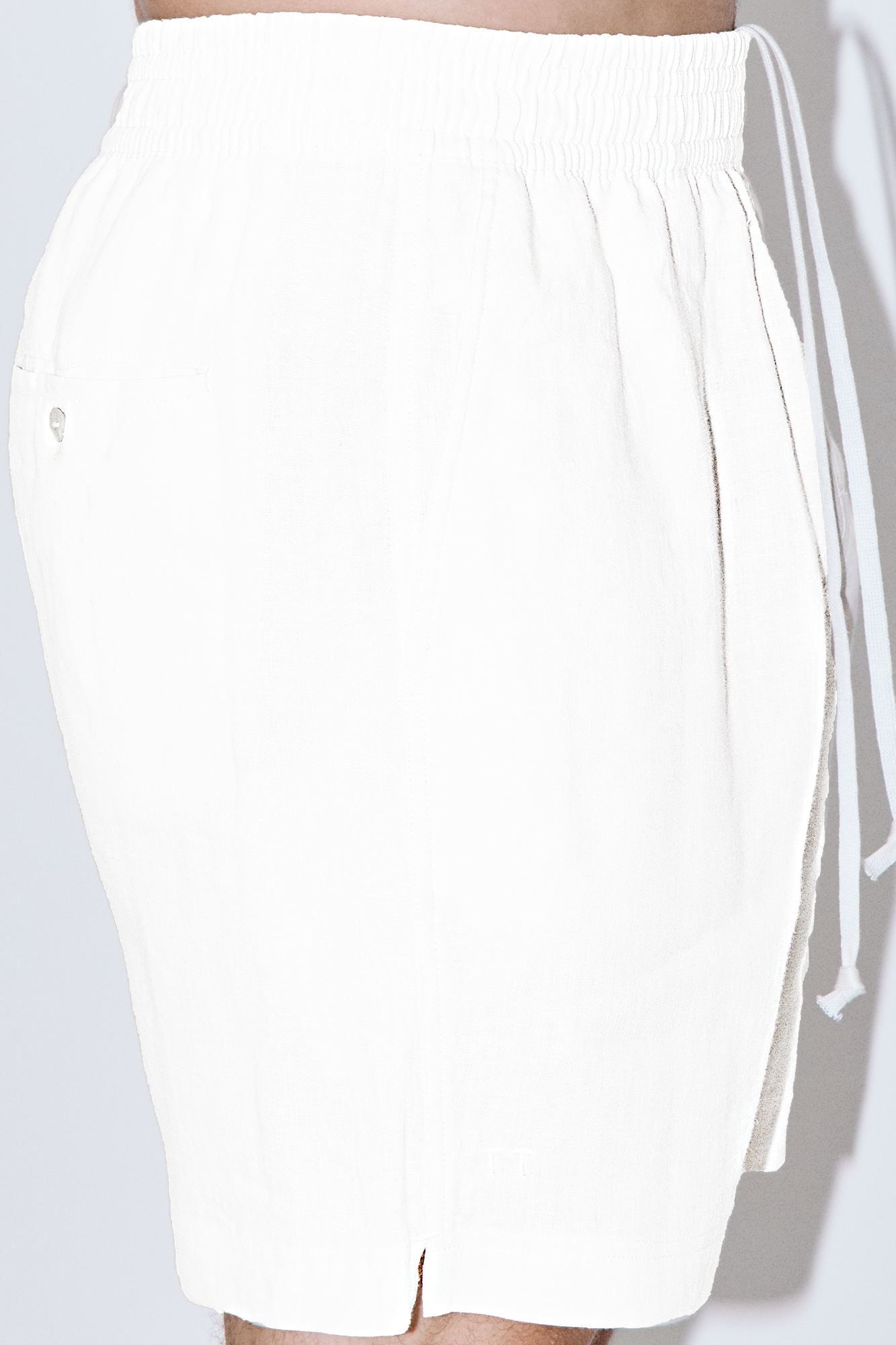 TerraLinen White Classic Shorts