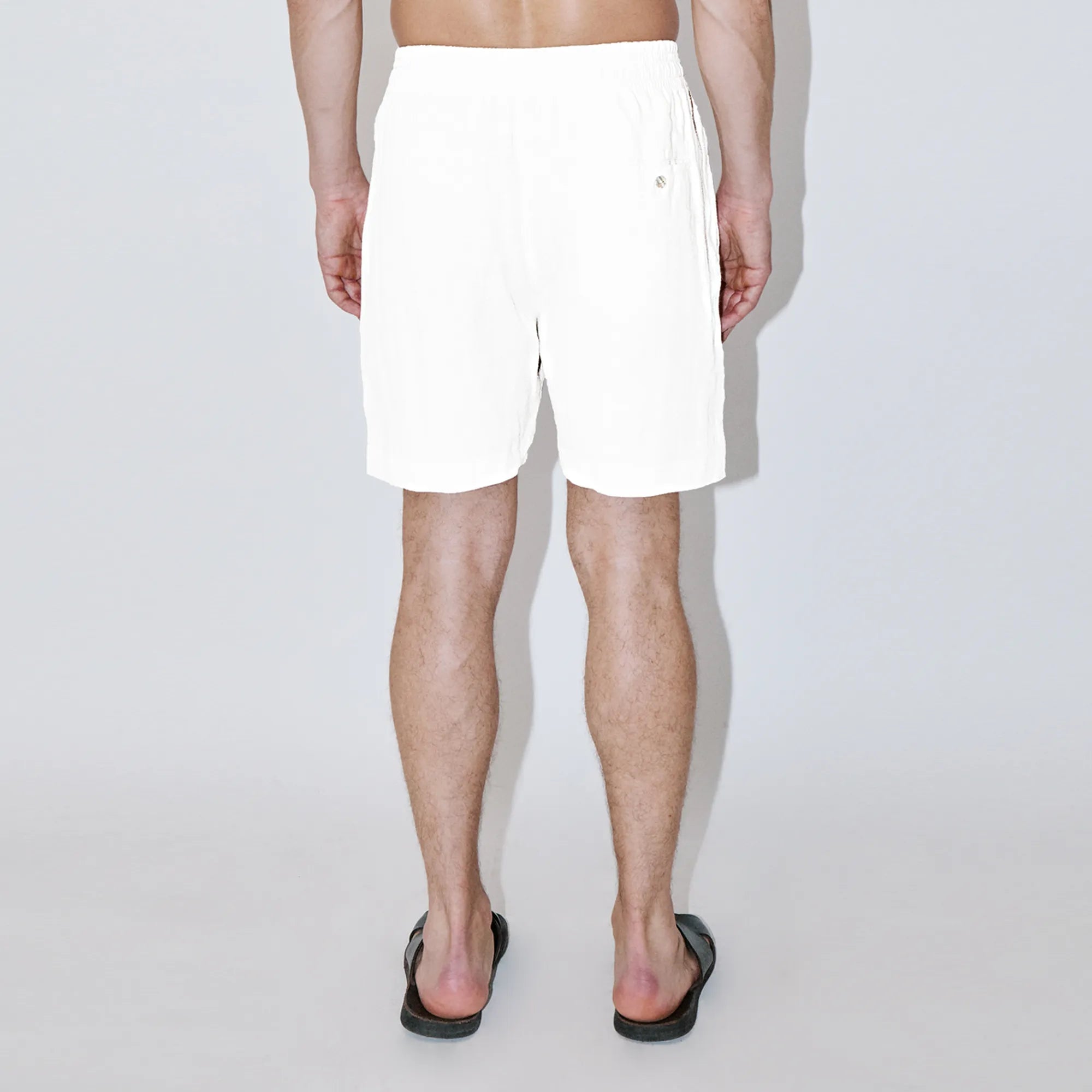 TerraLinen White Classic Shorts