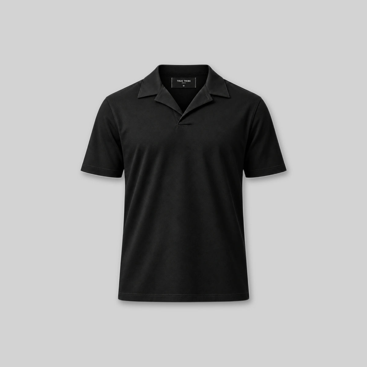 ElevaPima Black Polo Shirt