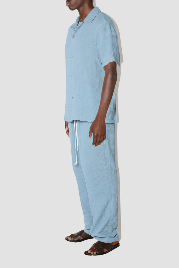 AngelWeave Sky Gauze Resort Shirt