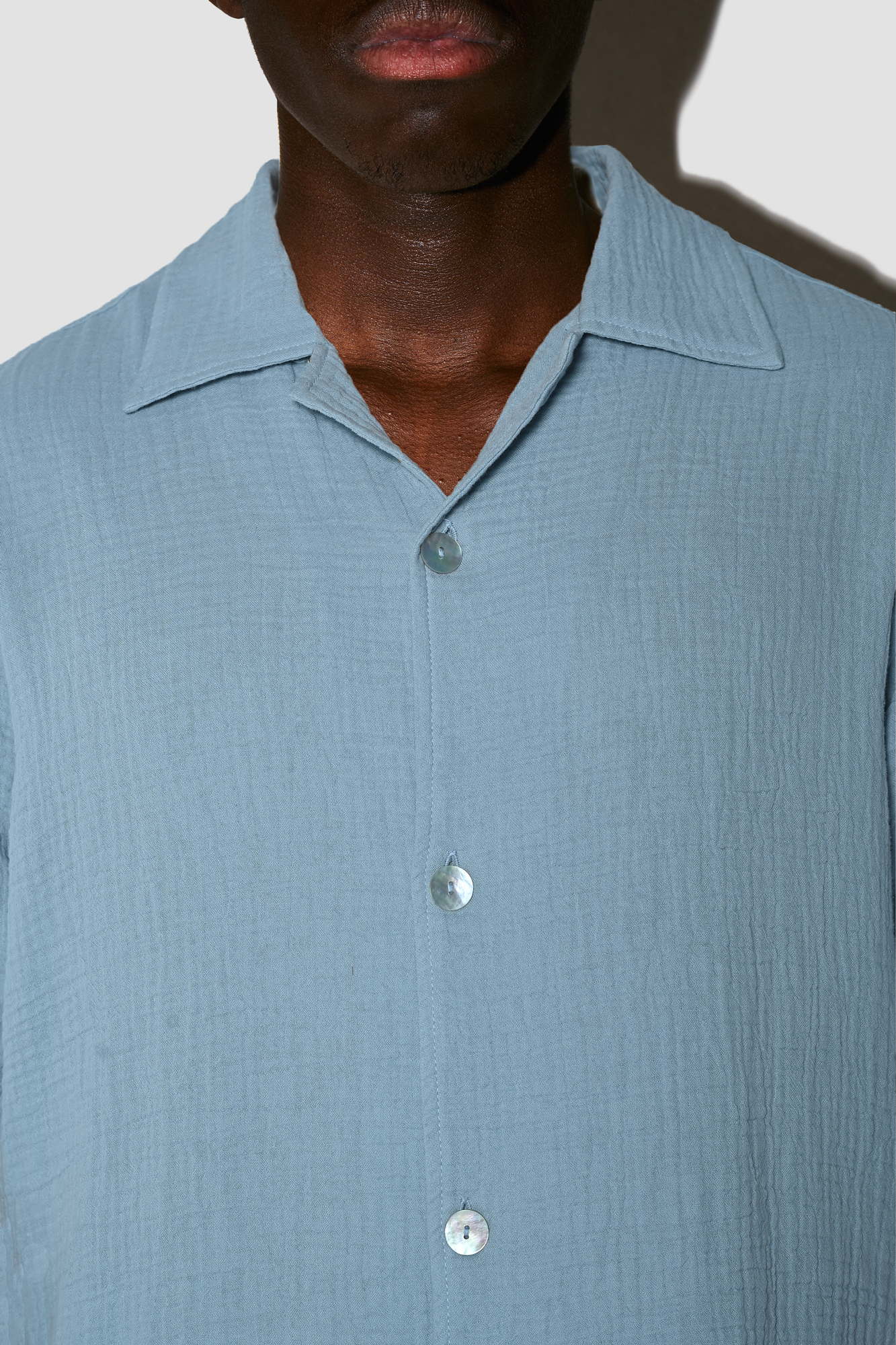 AngelWeave Sky Gauze Resort Shirt