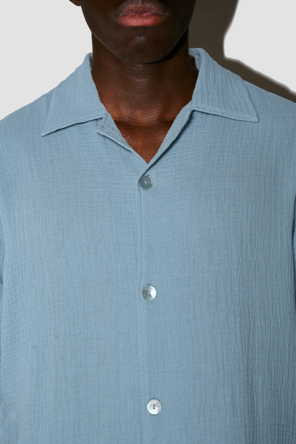 AngelWeave Sky Gauze Resort Shirt