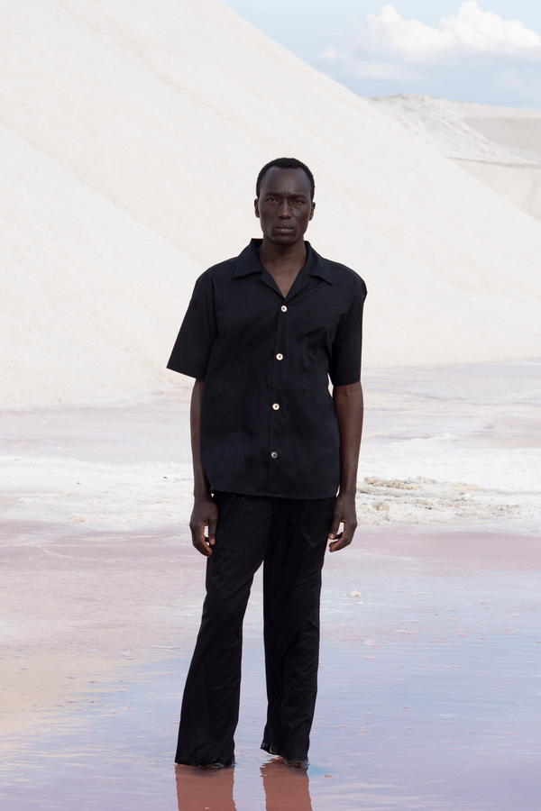 SmoothWeave Black Micro Twill Resort Shirt