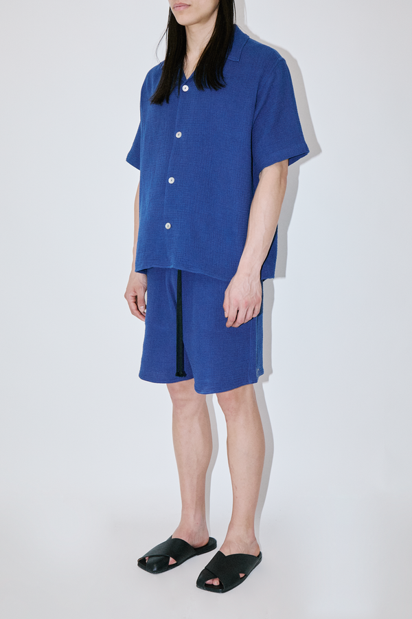 AngelWeave Indigo Gauze Resort Shirt