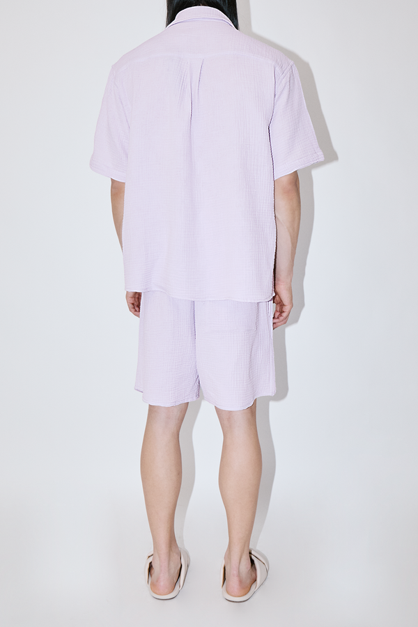 AngelWeave Lavender Gauze Resort Shirt