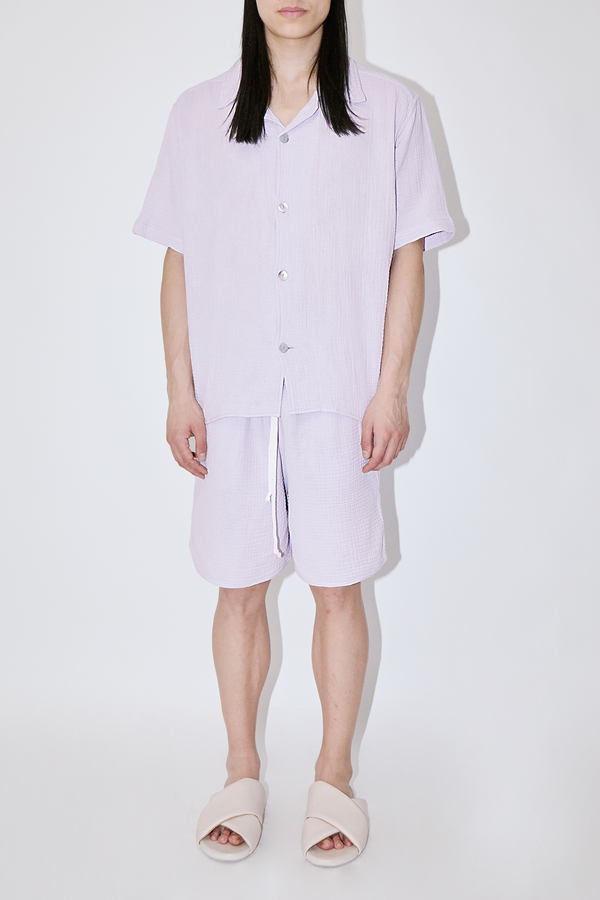 AngelWeave Lavender Gauze Resort Shirt