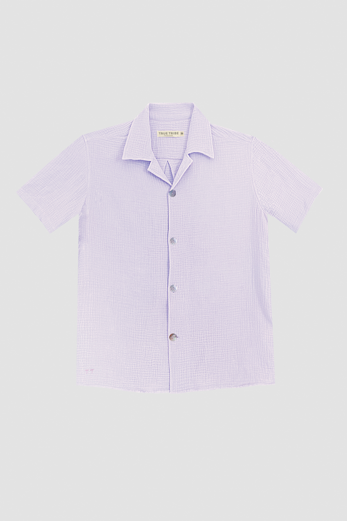 AngelWeave Lavender Gauze Resort Shirt