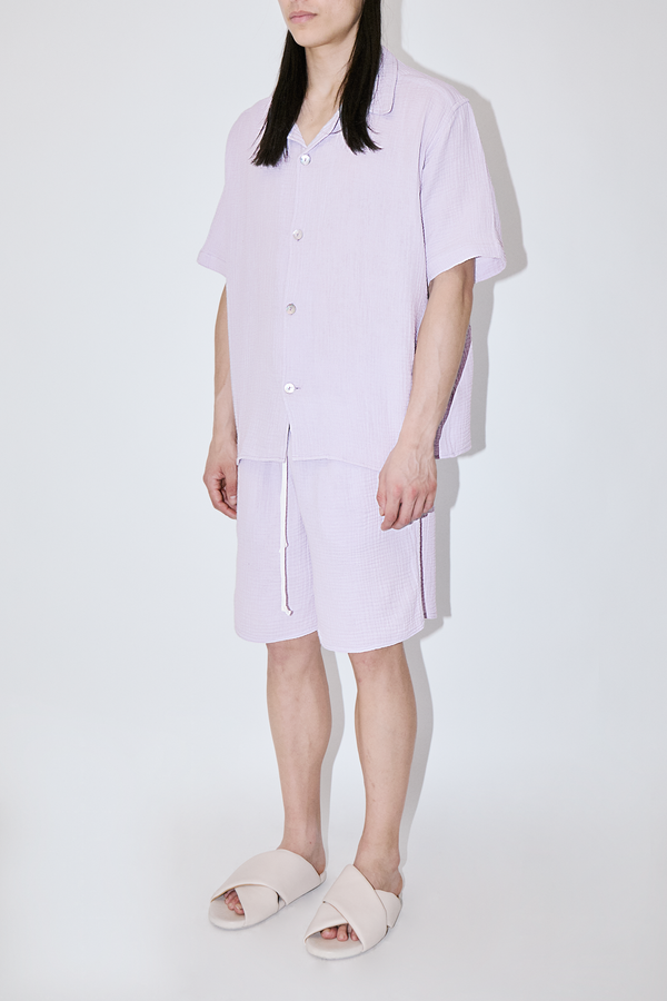 AngelWeave Lavender Gauze Resort Shirt